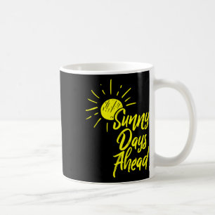 Caneca De Café Dias Úteis À Frente Desenho Amarelo Do Sol E Verão