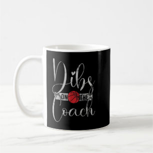 Caneca De Café Dibs Na Escola De Basquete De Treinador Para O Co