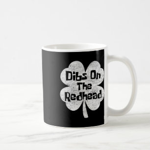 Caneca De Café Dibs No Ruivo Dia Divertido de São Patrício Irland