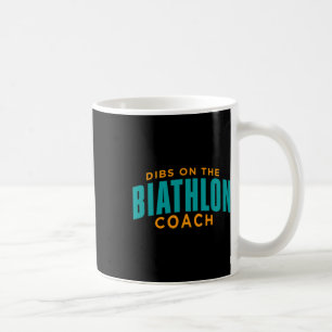 Caneca De Café Dibs No Treinador De Biatlo Engraçado Biathlon Coa