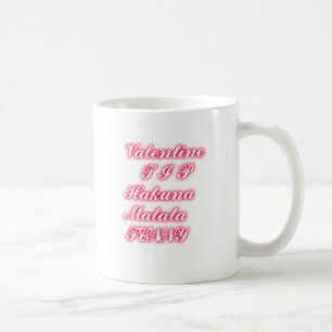 Caneca De Café Dica de Dia dos Namorados: Hakuna Matata Impressão