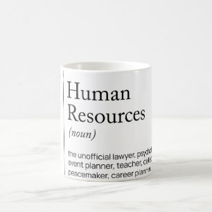 Caneca De Café Dicionário de Definição de HR