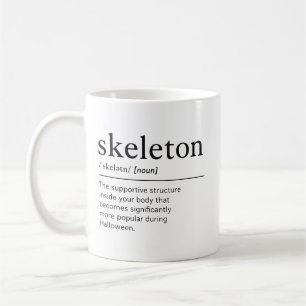 Caneca De Café Dicionário de Halloween Presente de Humor da Tem