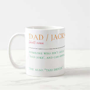 Caneca De Café Dicionário Personalizado do Papai Definição Dia do