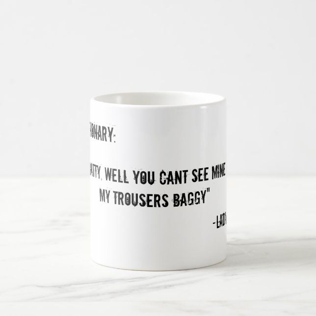 Caneca De Café Dicionário urbano (Centro)