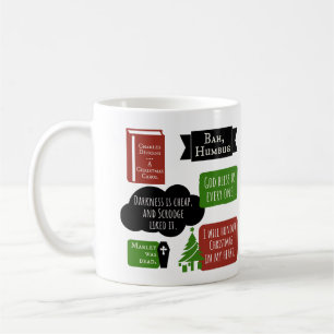 Caneca De Café Dickens A Christmas Carol Personalised Scrooge