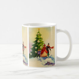 Caneca De Café Dickens style Christmas illustration