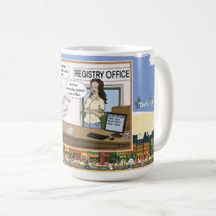 Caneca De Café Die A Rhea Literal Wordplay Humor Clássico