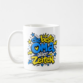 Caneca De Café die beste oma aller zeiten graffiti 6