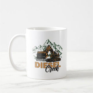 Caneca De Café Diesel creek in montain