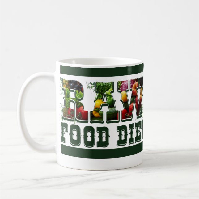 Caneca De Café Dieta de comida crua, desintoxicação quando você (Esquerda)