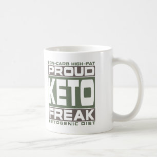 Caneca De Café DIETA KETOGENIC: Anormal orgulhoso do Keto!