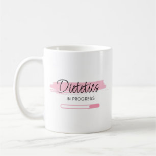 Caneca De Café Dietética Em Andamento - Personalizada