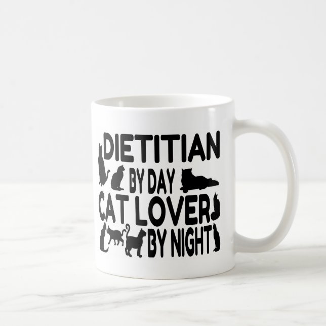 Caneca De Café Dieticiano Cat Lover (Direita)