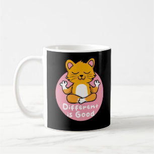 Caneca De Café Diferente É Um Bom Gato Laranja Kawaii Fazendo Yog