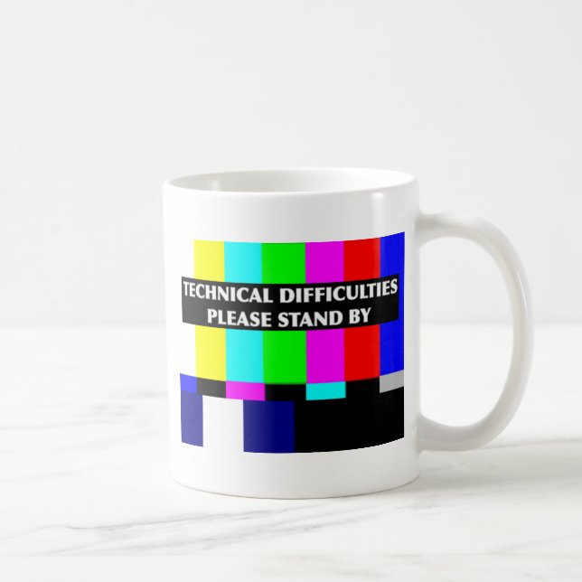 Caneca De Café Dificuldades técnicas (Direita)