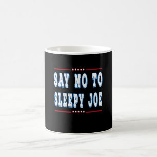 Caneca De Café Diga não ao sonolento joe