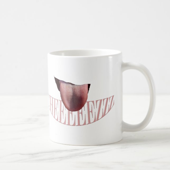 Caneca De Café Diga Queijo Personalizável (Direita)
