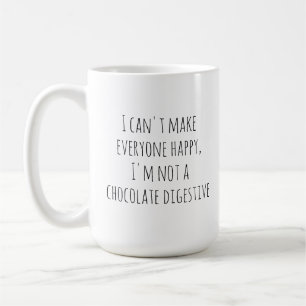 Caneca De Café Digestivo Feliz de Chocolate Engraçado
