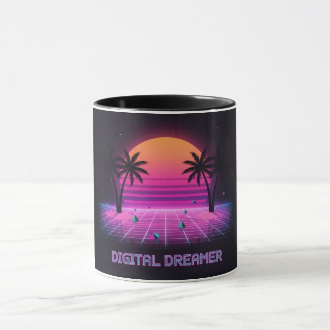 Caneca de Café Digital Dreamer Two-Tone (Centro)