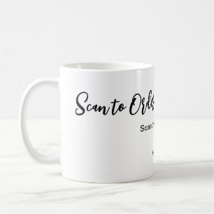 Caneca De Café Digitalizar para fazer a varredura do código QR ad