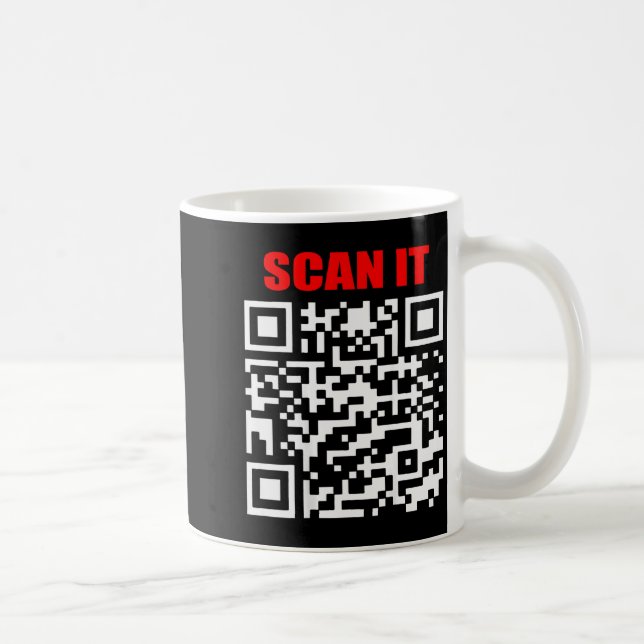 Caneca De Café Digitalize, Você Não Se Arrependerá. Trump Natal 2 (Direita)