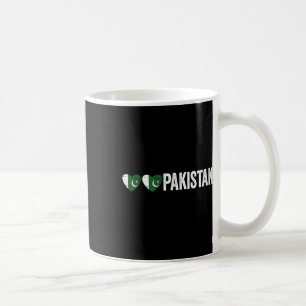 Caneca De Café Dil Paquistão Azadi Mubarak Coração Dia da Bandeir