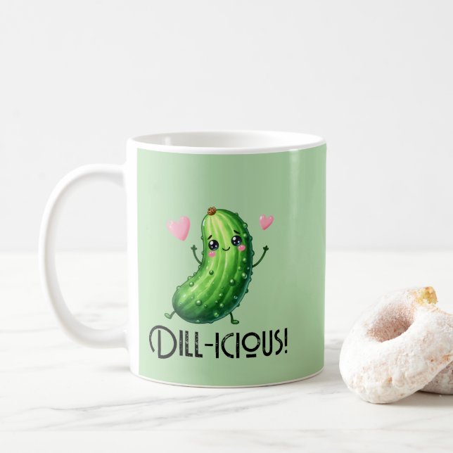 Caneca De Café Dill-icioso (Com Donut)