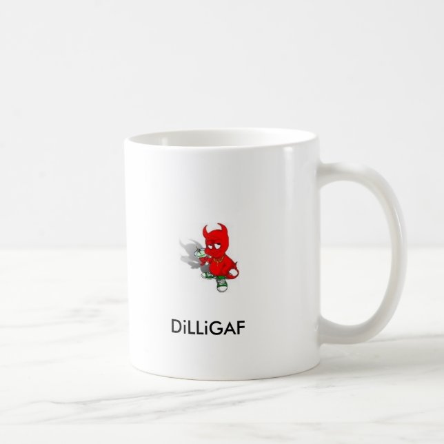 Caneca De Café DiLLiGAF (Direita)