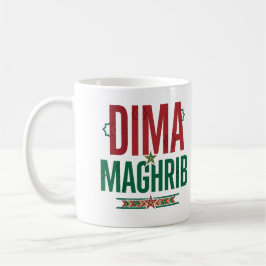 Caneca De Café DIMA MAGHRIB Pai | Boné Orgulho de Marrocos