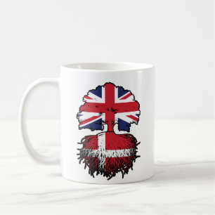Caneca De Café Dinamarca Reino Unido Reino Unido Reino Unido