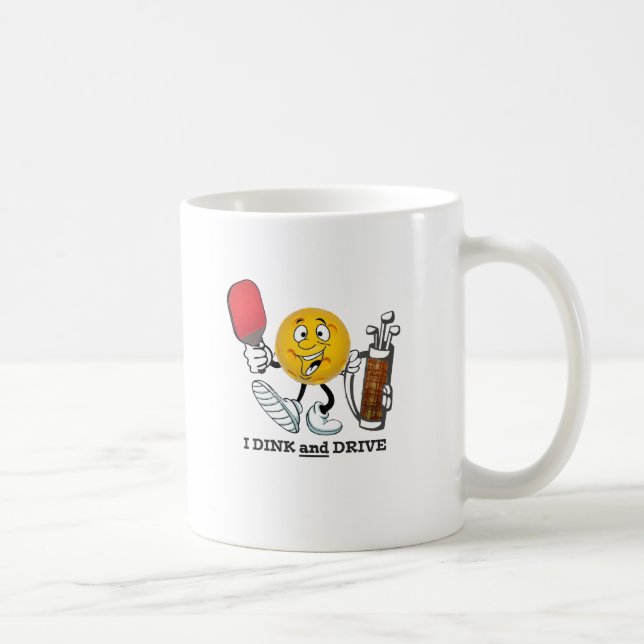 Caneca De Café Dink & movimentação (PIckleball/golfe:) (Direita)