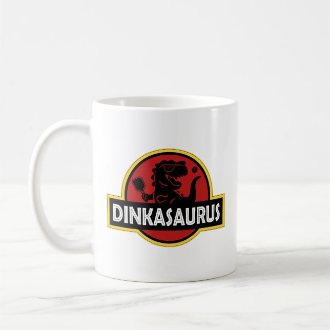 Caneca De Café Dinkasaurus de Pickleball (Esquerda)