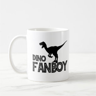 Caneca De Café Dino Fanboy - Lover do Dinossauro