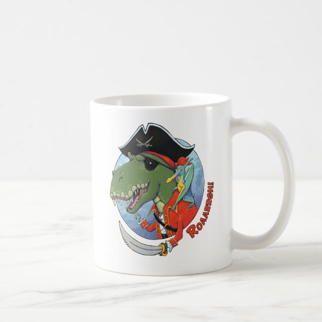 Caneca De Café Dino Pirate (Direita)