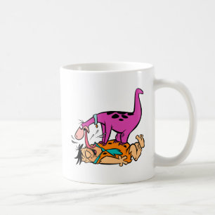 Caneca De Café Dino que lambe o Flintstone de Fred