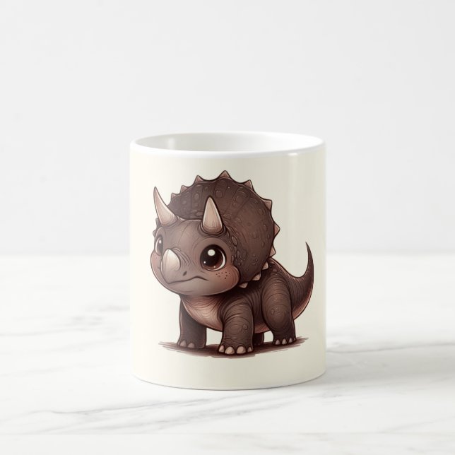 Caneca De Café Dino Triceratops - Kammli Friends Collection (Centro)