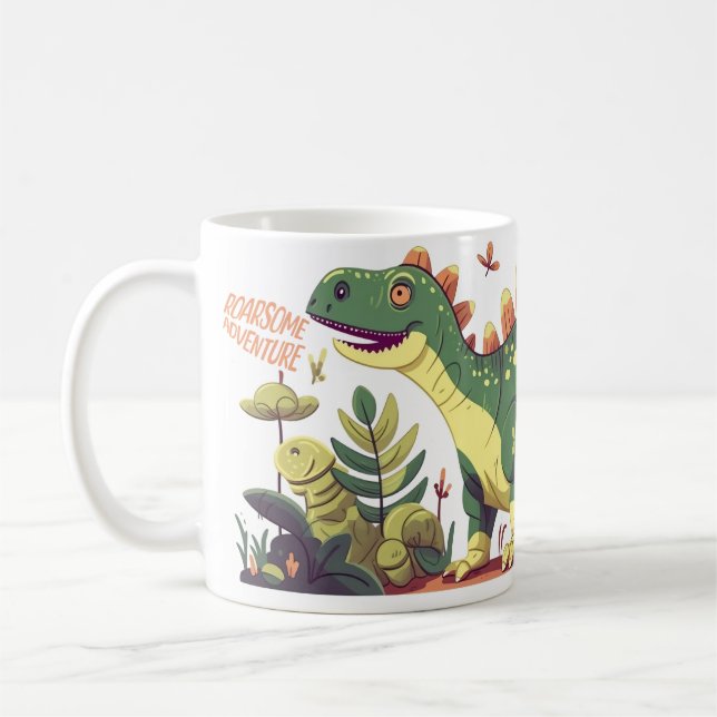 Caneca De Café Dinossaur Mug - Aventura Rótea (Esquerda)