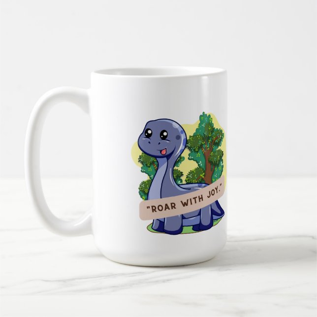 Caneca De Café Dinossauro (Esquerda)
