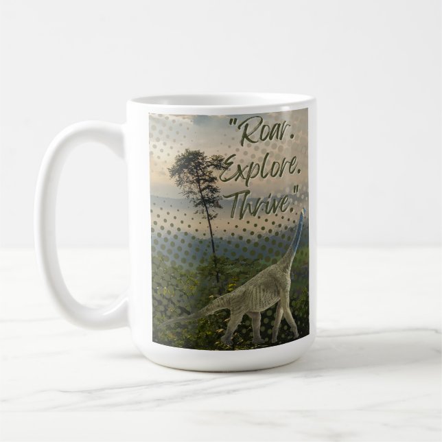 Caneca De Café dinossauro (Esquerda)