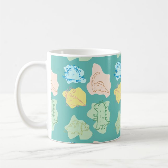 Caneca De Café dinossauro (Esquerda)