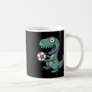 Caneca De Café Dinossauro Animado Futebol Para Juric e Amante de 