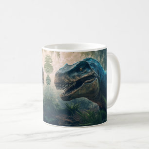 Caneca De Café Dinossauro com Pré-História Colorida• Dino diverti