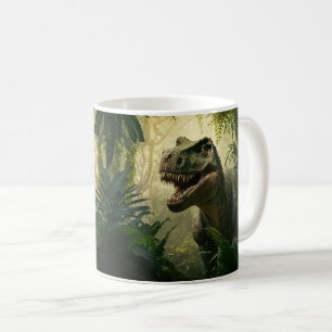 Caneca De Café Dinossauro com Pré-História Colorida• Dino diverti