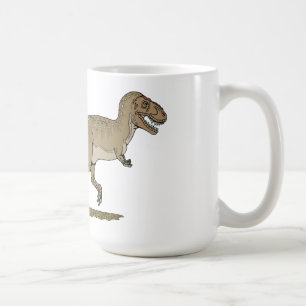 Caneca De Café Dinossauro Cretáceo Tyrannosaurus rex