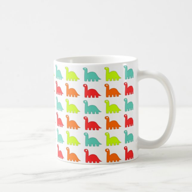 Caneca De Café Dinossauro de cor doce e doce (Direita)