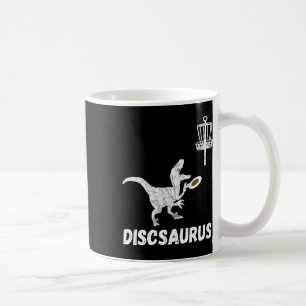 Caneca De Café Dinossauro de Disco Golfe Frolfing T-rex Dino Dive