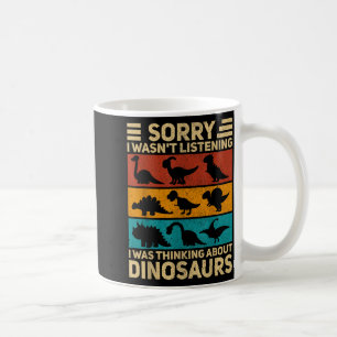Caneca De Café Dinossauro Engraçado Roupas de Dinossauro Vintage