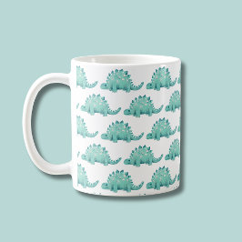 Caneca De Café Dinossauro Estegossauro crianças animal
