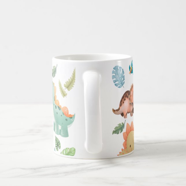 Caneca De Café dinossauro fofo crianças (Alça)